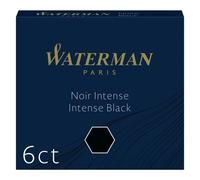 Cartouches courtes pour stylos plumes Waterman Boîte de 6 noire