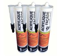 Cartouches d’acrylique - MEDUZE - Lot de 3 - 310mL - Triple action - Blanc