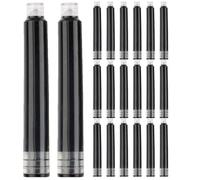 Cartouches D’encre Noire Stylo-plume 3,4mm 400 Pièces | Écriture Fluide, Remplacement sans Outil, Plastique, pour Stylo-plume et Stylo de Calligraphie