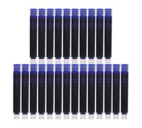 Cartouches D’encre pour Stylo Plume, Lot de Set, Plastique Bleu | Recharge Pratique pour Écriture, Design Ergonomique, Format Élève, Usage Bureau et École, Sachet Scellé