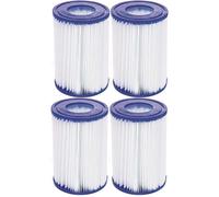 Cartouches de filtration pour Pompe Piscine - Bestway Type 2 FD2137 - Couleur blanche