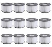 Cartouches de filtration pour spas et jacuzzis, lot de 12, compatibles avec les modèles MSpa à partir de 2020