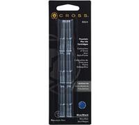 Cartouches d'encre - Courtes - Bleue - Effaçable - Pour stylo plume Cross - Lot de 6