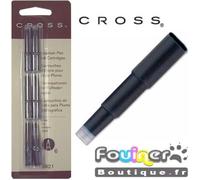 Cross Cartouche Pour Stylo ? Plume Encre Noire En ?tui De 6