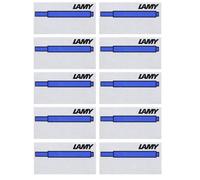 Cartouches d'encre - LAMY - T10 - Grande capacité - Couleur bleue - Lot de 10 packs