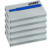 Cartouches d'encre - LAMY - T10 - Grande capacité - Couleur bleue - Lot de 5 packs