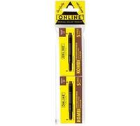 Cartouches d'encre - Marron - Longue - Pour stylo plume et roller à cartouche - 2x5 pièces
