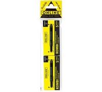 Cartouches d'encre - Noir - Longue - Pour stylo plume et roller à cartouche - 2x5 pièces Noir