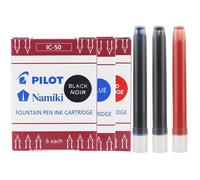 Cartouches D'encre Pour Stylo-Plume Namiki Ic50, Fournitures Pour Écriture En Noir/Bleu/Rouge, Ic-50, 3 Packs/6 Packs/12 Packs