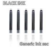 Cartouches D'encre Pour Stylo Universel, 20 Pièces, Noir, Violet, Bleu
