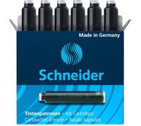 SCHNEIDER Lot de 3 Boîtes 6 Cartouches d'encre Noir