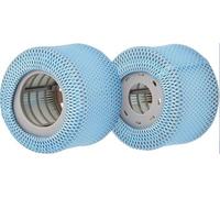 Cartouches Filtrantes pour Mspa, Filtres de Rechange pour Whirlpoal Piscine Gonflable, Filtres pour Baignoire (2 Filtre avec Filets de Protection)