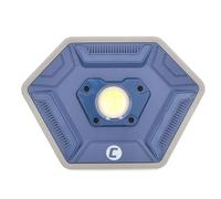 cartrend Projecteur LED, projecteur LED robuste, puissance lumineuse de 3000 lumens, température de couleur 6500 K, batterie rechargeable de 6700 mAh, trois modes d'exposition, base magnétique