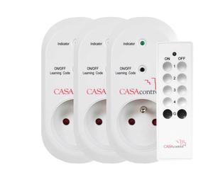 Casa Control 3 prises avec télécommande