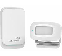 Casa Control Détecteur de passage sans fil et sonnette secteur DGM-170 - coloris blanc