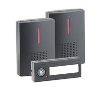 CASAcontrol – Sonnette sans fil FTK-120 – 2 récepteurs, signal acoustique et visuel
