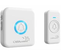 Casa Control Sonnette sans fil FTK-170 avec carillon secteur - coloris blanc