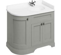 Casa Padrino Armoire de toilette avec plateau en pierre artificielle et 3 portes - Art Nouveau lavabo