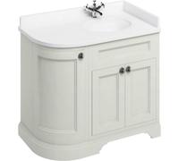 Casa Padrino Armoire de toilette avec plateau en pierre artificielle et 3 portes - Art Nouveau lavabo