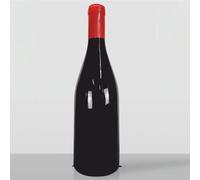 Casa Padrino Bouteille de vin décorative XXL Noir / Rouge H. 253 cm - Décoration de jardin géante