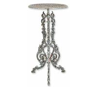 Casa Padrino Fonte Art Nouveau Table de fleur vert clair antique H. 69 cm - Meubles de jardin