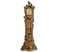 Casa Padrino Horloge de Luxe Baroque Marron / Or - Pendule somptueuse en bois massif de style baroque - Intérieur baroque - Horloges baroques - Qualité de luxe - Italy