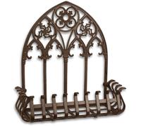 Casa Padrino Jardinière murale Art Nouveau Brun 47,4 x 18,5 x H. 49,8 cm - Baroque & Art Nouveau Accessoires de jardin