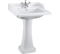 Casa Padrino Lavabo Art Déco avec socle 65 x 57,5 x H. 92 cm - Collection Hôtel de luxe