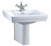 Casa Padrino Lavabo de luxe avec demi-socle 61 x 51 x H. 50 cm - lavabo en porcelaine