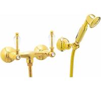 Casa Padrino Luxe Art Nouveau Mitigeur de douche en applique avec douchette à main or - Italy