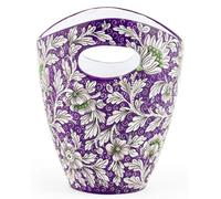 Casa Padrino Luxus Keramik Eisimer Lila / Mehrfarbig Ø 27 x H. 25 cm - Seau à glace fait main et peint à la main - Seau à vin - Seau à champagne - Seau à champagne - Qualité de luxe - Italy