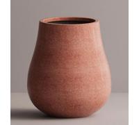 Casa Padrino Luxus XXL Décoration de jardin Pot de fleurs en béton rouge Ø 88 x H. 100 cm