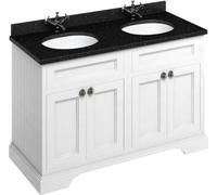 Casa Padrino Meuble double vasque / lavabo avec plateau en granit et 4 portes - Meubles d'hôtel