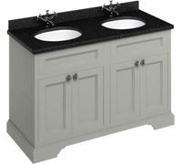 Casa Padrino Meuble double vasque / lavabo avec plateau en granit et 4 portes - Meubles d'hôtel