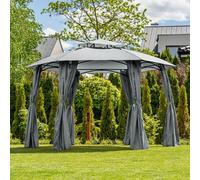 Casa Padrino Pavillon de luxe Gris 360 x H. 270 cm - Meubles de jardin et de terrasse