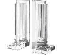 Casa Padrino Serre-livres en cristal, Lot de 2 17 x 11 x H. 38 cm - Décoration d'hôtel design