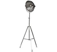 Casa Padrino Trépied laiton lampe de studio argent 64 x H. 198 cm - Lampadaire rétro - Luminaires de salon - Luminaires de studio