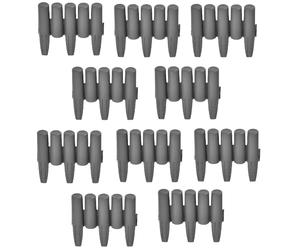 Casa_pro Bordure rigide plastique - Gris