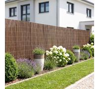 casa.pro Brise-Vue Canisse en Osier Hyssna 160 x 500 cm Naturel | extérieur, jardin, balcon, terrasse, habillage clôture, garde-corps palissade, fixation rapide, protection vent et soleil