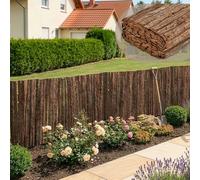 casa.pro Canisse en Écorce Brise-Vue Naturel pour Jardin Terrasse Balcon Protection Vent Soleil Clôture Décorative Séparation Résistant Extérieur Intérieur Facile à Installer 300 x 90 cm