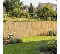 casa.pro Canisse en Roseau Brise-Vue Naturel pour Jardin Terrasse Cache Vue Balcon Palissade Protection contre Regards Vent Soleil Clôture Décorative Séparation Résistant 100 x 300 cm Naturel