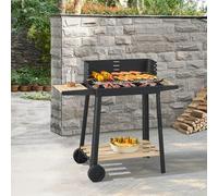 casa.pro Chariot de barbecue Ari Barbecue au charbon de bois BBQ