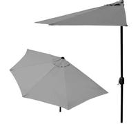 casa.pro demi-parasol gris 300cm x 150cm x 230cm
