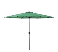 Parasol Parasol de marché Parasol à manivelle Jardin Vert / 230x300cm / 5,7kg / Acier / Polyester 160g/m² [casa.pro]
