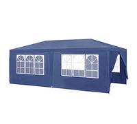 [casa.pro] Pavillon 600x300x255cm Tente de jardin Tente de fête Tente de jardin Tente à bière Tente de fête Bleu foncé