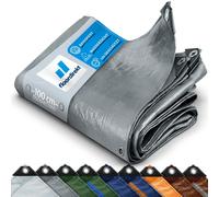 Casa Pura Abdeckplane Argent Incl. Oeillets Housse Tissu 80-240 g/m²