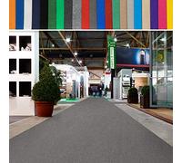 casa pura | Hollywood | Tapis de Mariage, Cérémonie et Événement | Jusqu'à 40 m de Longueur | Feutre aiguilleté | Protection Anti Incendie, antidérapant | Gris, 2 m x 20 m