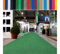 casa pura | Hollywood | Tapis de Mariage, Cérémonie et Événement | Jusqu'à 40 m de Longueur | Feutre aiguilleté | Protection Anti Incendie, antidérapant | Vert foncé, 1 m x 20 m