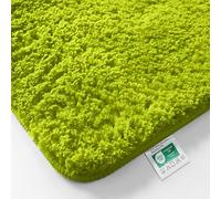 Casa Pura | Tapis de Bain Sky Soft à Poils Longs | Aspect Shaggy Doux et Moelleux | Antidérapant Lavable | Certifié Öko-Tex 100 | Citron, 50 x 60 cm