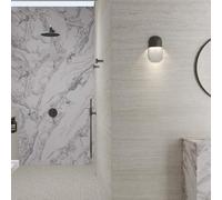 CASA39 Grès cérame effet marbre Beige 50 x 100 cm Aparici Ombrie